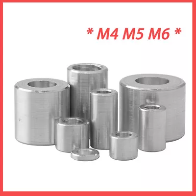 £2.46 • Buy M4 M5 M6 Aluminium Stand Off Spacers Collar Bonnet Raiser Bushes Washers 1- 30mm
