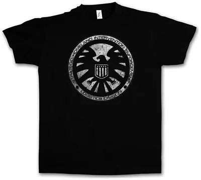 S.H.I.E.L.D. VINTAGE LOGO II T-SHIRT - Nick Marvel SHIELD Fury Hydra Sign Shirt • £23.94