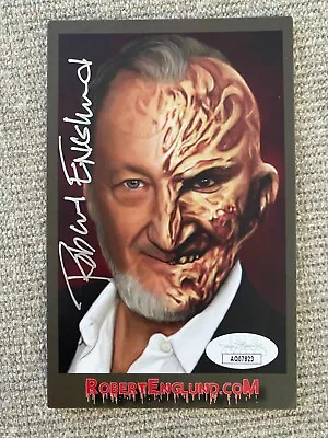Robert England A Nightmare On Elm Street Freddy Kreuger Signed Trading Card JSA • $69.95