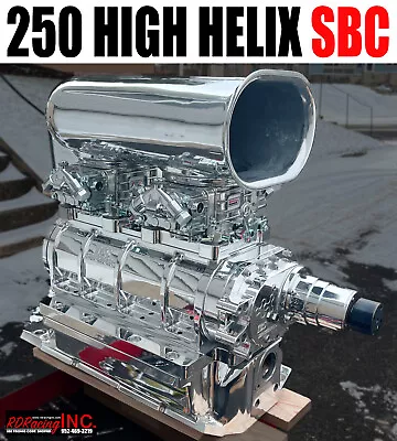 3321 High Helix Small Block Chevy Blower Shop Supercharger 250 8mm  2v Combo • $9899.95