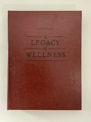 Melaleuca: A Legacy Of Wellness Large Book (Faux Leather Burgundy) • $23.99