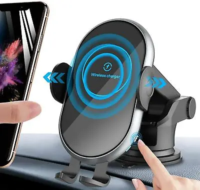 CAR WIRELESS CHARGER MOUNT DASHBOARD AIR VENT HOLDER FAST CHARGE For CELL PHONES • $36.94