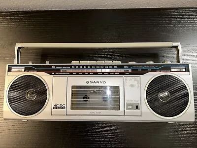 Rare Vintage SANYO M7000 Boombox Radio Cassette Radio Works Cassette Untested • $140