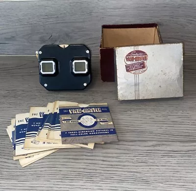 Vintage 1940s-1950s Sawyer's View-master With 18 Reels (15 W/sleeves) • $20