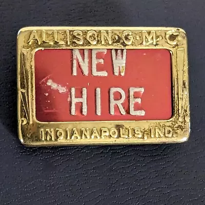 1930's Vintage Allison G.M.C. Indianapolis Ind. New Hire Employee Badge • $125