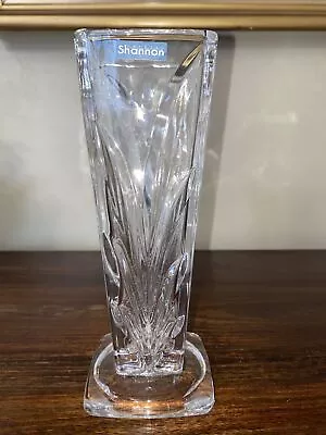 Shannon Crystal Godinger “Serenade” Crystal Vase Vintage Cut Crystal • $22.50