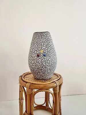 Mid Century Modern Italian Crackled Vase • £35