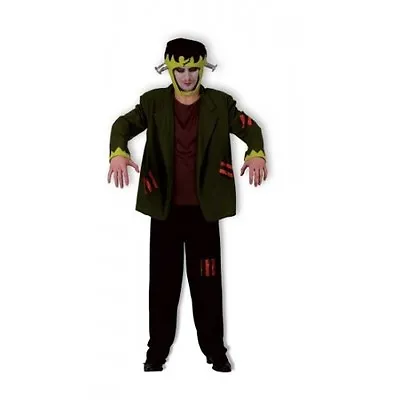 Frankenstein Monster Costume Scary Horror Halloween Men's Fancy Dress G11167 • £29.99