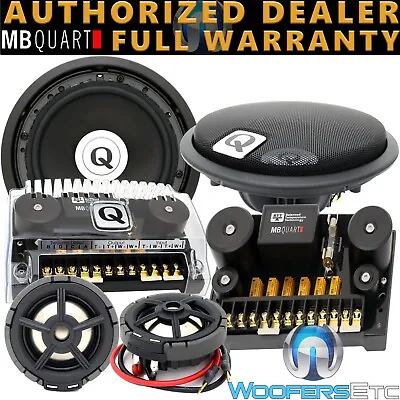 Mb Quart Q 6.5  Made In Germany Component Mids Speakers Tweeters Crossovers New • $799.99