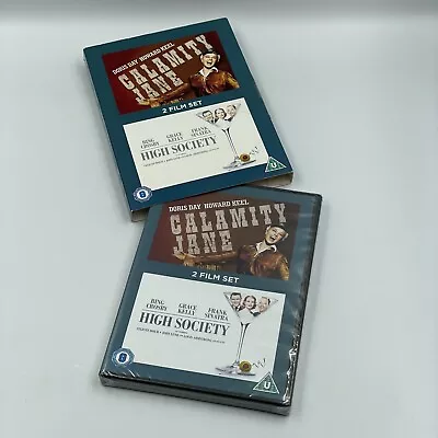 Calamity Jane / High Society [DVD] Doris Day • Bing Crosby • Slip Cover • Sealed • £4.99