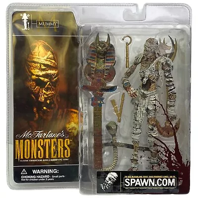Mcfarlane's Monsters Mummy Action Figure Blood Splatter Spawn 2002 Sealed • $44.97