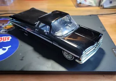 1959 CHEVY EL CAMINO 1:24 GOLD EDITION BLACK STREET LOW COOL With HANGING DICE  • $62.99