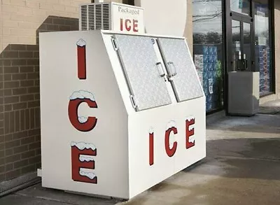 (2) RETAIL ICE BOX ~ ICE COOLER MACHINE - S Scale 1:64 - LEER  POLAR Bag Chest • $8.95