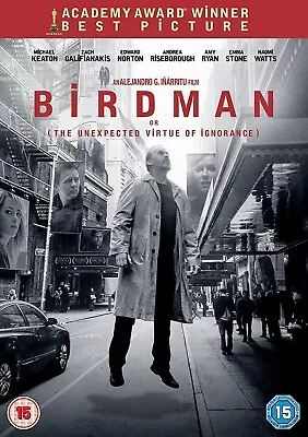 Birdman DVD (2015) Michael Keaton (Sold Without DVD Case) • £1.79