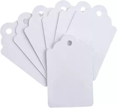 1000 Pcs Price Tags Without String Smooth Surface White Tags Marking Merchandise • $14.99