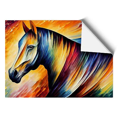 Horse Vol.2 Abstract Wall Art Print Framed Canvas Picture Poster Decor • £14.95