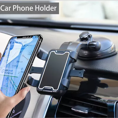 Universal Car Windshield Dashboard Phone Holder Mount Stand For IPhone Samsung • $12.99