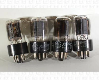 $23 • Buy General Electric GE 6SN7GTA 6SN7 Vacuum Tubes Used Good Lot Of 4 Gray Plates