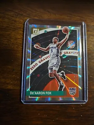 2023-24 Panini Donruss De'Aaron Fox Zero Gravity Holo Laser 78/99 Kings SP #3 • $8.99