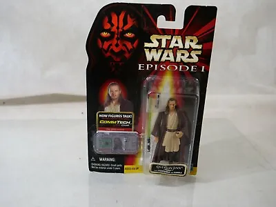 Hasbro N° 84113 Star Wars Ep.1 Figurine Qui-Gon Jinn Lightsaber IN Box • $19