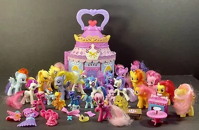 Hasbro MY LITTLE PONY Portable Castle Carrying Case W/ Varied Figures Accessory • $25