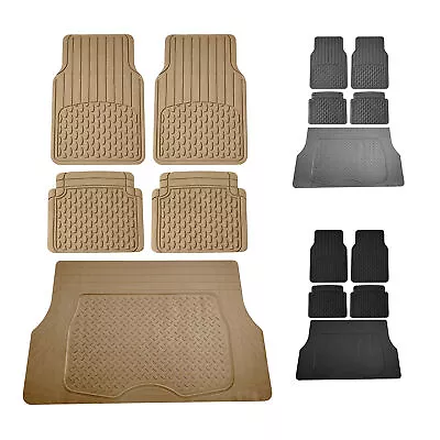 FH Group Universal Car Rubber Floor Mats Heavy Duty All Weather Mats • $49.99