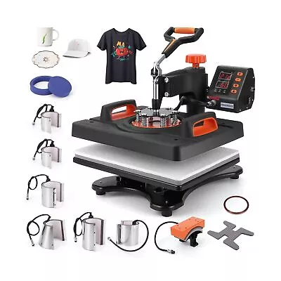 11 In 1 Heat Press Machine With LCD Digital Control For Flawless Sublimation... • $318.60