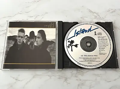 U2 The Joshua Tree CD EARLY DISCTRONICS PRESS! Island 7 90581-2 Bono RARE! • $14.99