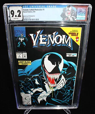 Venom: Lethal Protector #1 (CGC 9.2) Black Cover/Printing Error - 1993 • $3799.88