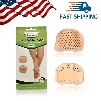 Silicone Metatarsal Pads Multi Pair Ball Of Foot Cushions Sleeves For Men &Women • $6.17