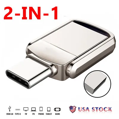 Type C USB 3.0 Flash Drive Thumb Drive Memory Stick For PC Laptop 512GB 1TB 2TB • $10.30