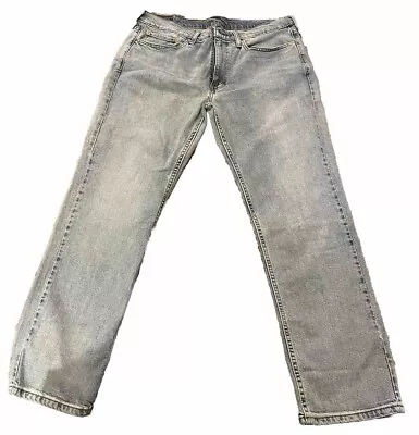 Men's Levi's 514 Straight Fit Stretch Blue Jeans Size 36x30 • $10