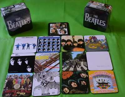  The Beatles- 13 Album Coaster Set - Sealed - Collector Tin - 2010 - Lennon  • $85.16