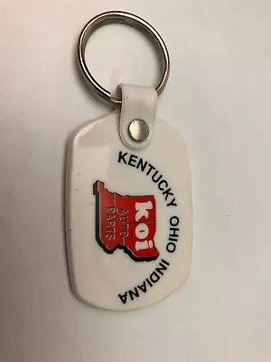 Vintage   KOI Auto Parts Keychain Kentucky  Ohio Indiana • $5.99