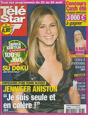 TV Star No 1507 - 15/08/2005 - Jennifer Aniston - Zidane - C.Touzet - E.Procter • $15.04