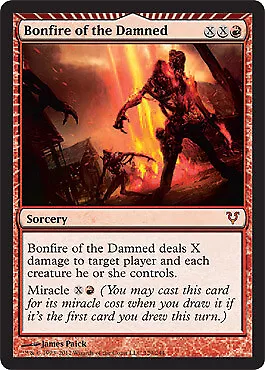 MTG - Bonfire Of The Damned - Foil Avacyn Restored • $7.95