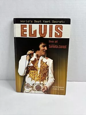 World's Best Kept Secret - Elvis Live At Sahara Tahoe - Presley Book - Signed • $94.99