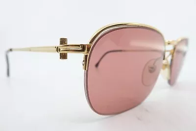 Vintage 80s Gold Filled Boucheron Supra Sunglasses Mod. 32201 01 03 France • $22.29