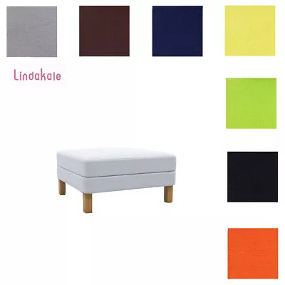 Custom Made Cover Fits IKEA Karlstad Footstool Cover Replace Footstool Cover • $82.50