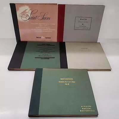 Lot 5 Vintage Classical Music Vinyl Record Sets • $9.99