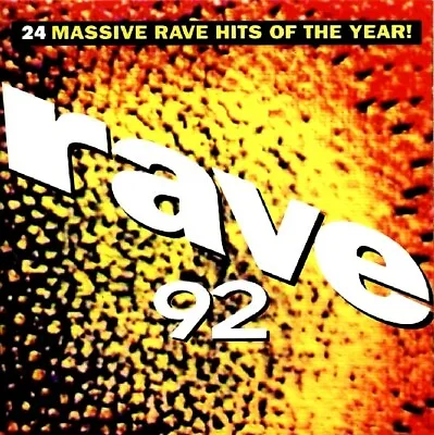 Rave 92 - 1 X Cd Unmixed Tracks - 90s Oldskool Rave Hardcore Piano House Cdj Dj • £34.95