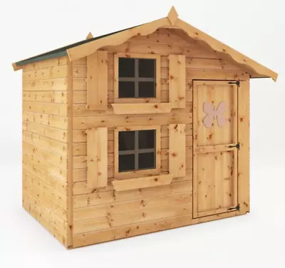£689.94 • Buy Wooden Wendy House  Playhouse Double 2 Storey Wood Garden Kids Play House Den