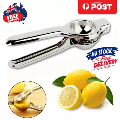 Lemon Juicer Squeezer Stainless Steel Orange Fruit Hand Press Manual Squeezer AU • $12.89