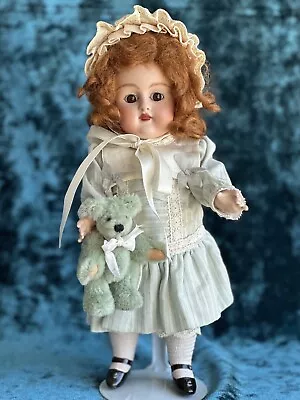 All Porcelain 9.5” Reproduction Of Antique German Kestner Mignonette Doll • $140