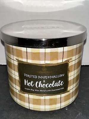 Goose Creek TOASTED MARSHMALLOW & HOT CHOCOLATE Large 3-Wick Candle 14.5 Oz  • £22.33