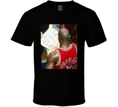 Michael Jordan Going Over The Plays T Shirt • $14.99