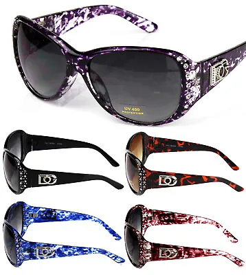 New DG Eyewear Womens Rhinestones Wrap Sunglasses Fashion Shades Bling Celebrity • $8.95