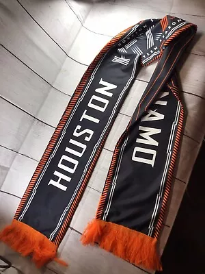 Houston Dynamo MLS Soccer 15 Seasons 2006-2020 Black Orange Scarf • $9.95