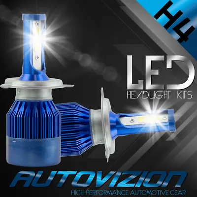 488W 48800lm Dual Side LED Headlight Kit H4 HB2 9003 Hi/low Beams HID 5000K Bulb • $22.99