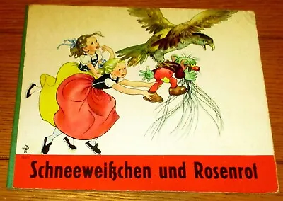 Vintage Schneeweikchen Und Rosenrot  Snow White & Rose Red   Book  German  RARE! • $25